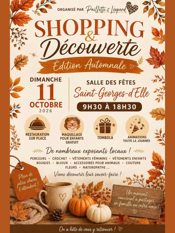 Shopping & Découverte - Edition automnale