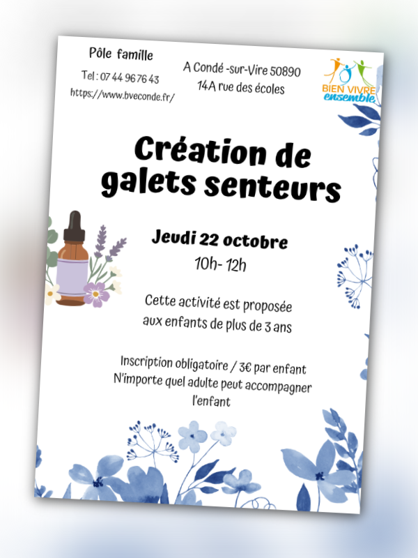Atelier "Création de galets senteurs"