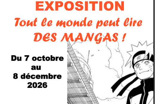 Exposition : Tout le monde peut lire des mangas