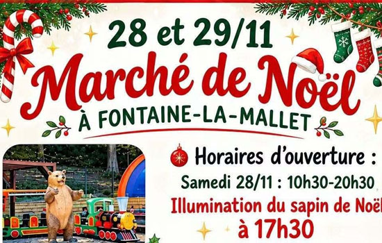 Marché de Noël à Fontaine-La-Mallet