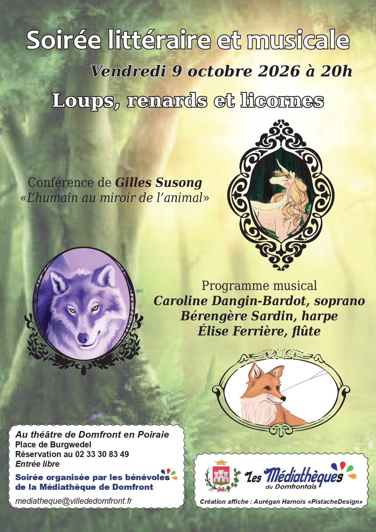 Domfront En Poiraie : Soirée littéraire et musicale