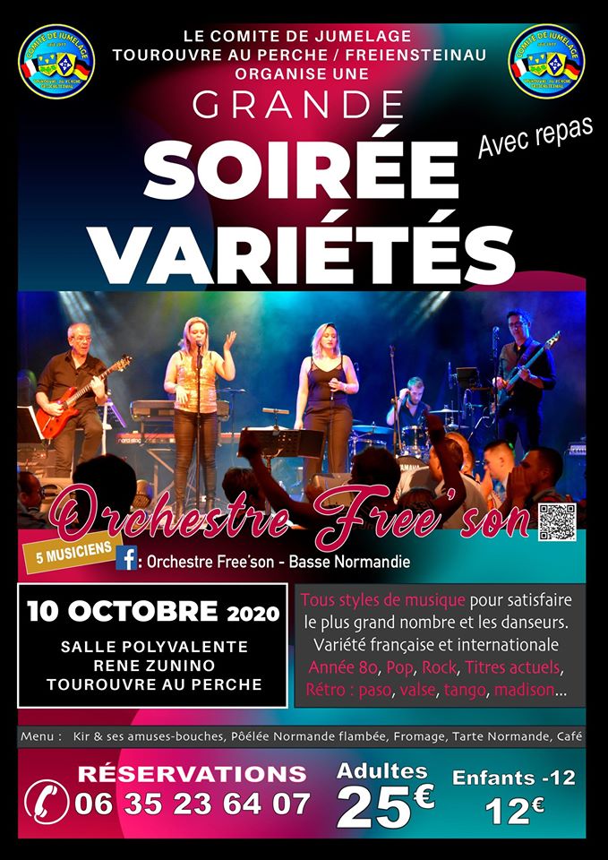 Soirée variété comité de jumelage 10 octobre 2020 ©Free'son Soirée variété comité de jumelage 10 octobre 2020