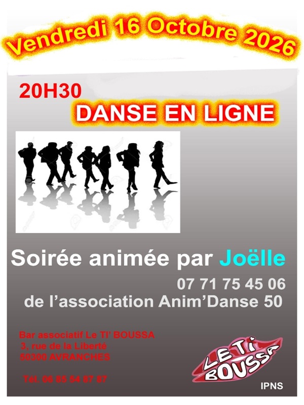 Soirée danse en ligne