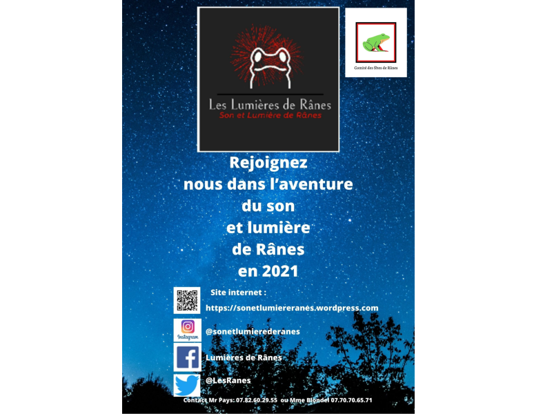 Son et Lumière Rânes Son et lumière Rânes Son et Lumière Rânes