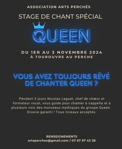 Stage de Chant spécial QUEEN