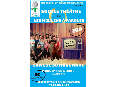 Théâtre : Si on zappait Le 30 nov 2024