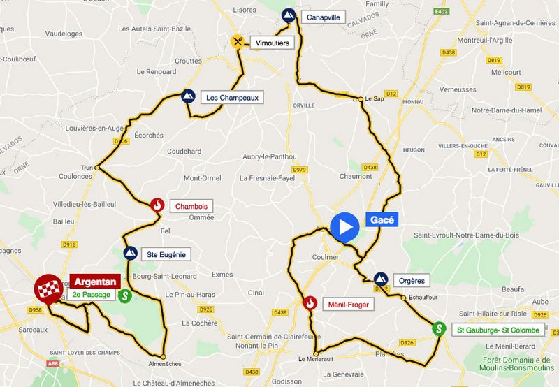 Tour de Normandie étape 4 association TDN Caen Organisation Tour de Normandie étape 4