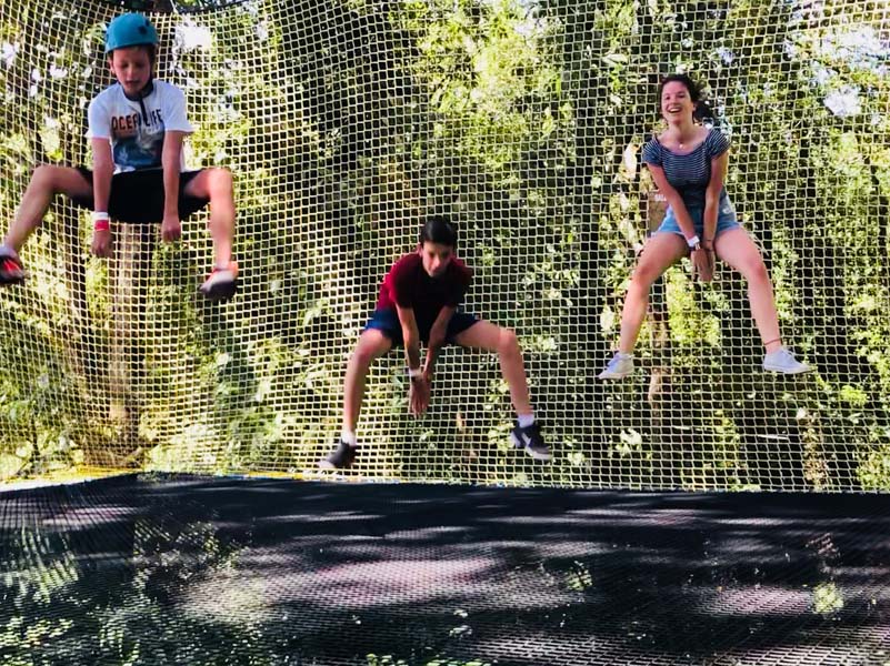 ©TrampÔforest Roche d'Oëtre Orne Aventure - St Philbert sur Orne
