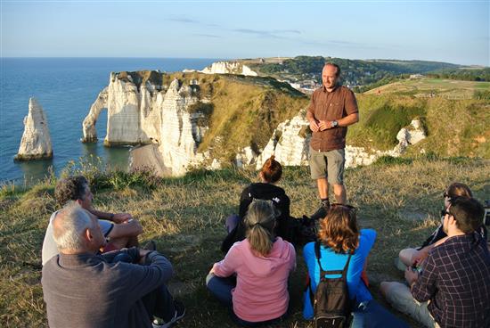 Visite naturaliste des falaises : Falaise d'Amont