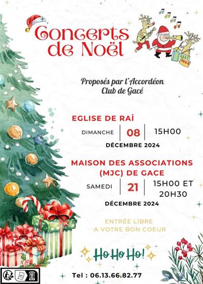 Concerts de Noël Le 21 déc 2024