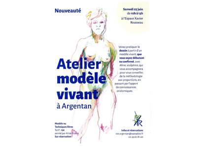 otargentan affiche atelier modèle vivant