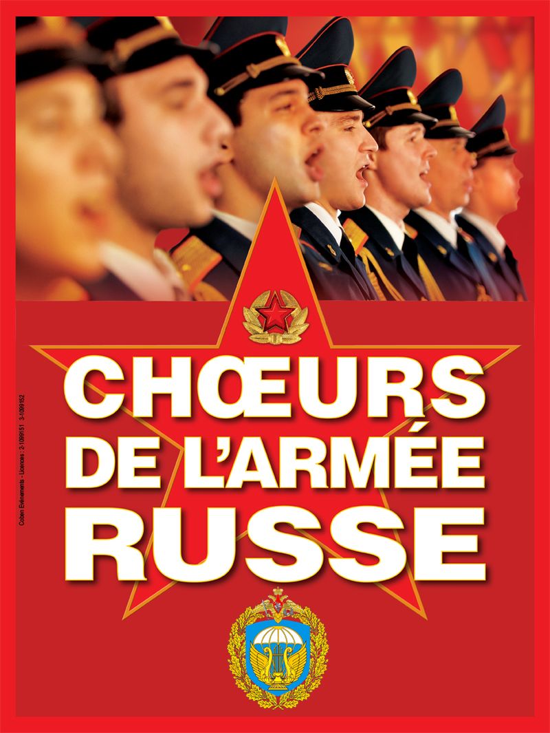 Choeurs de l'Armée russe Coben Evénements Choeurs de l'Armée russe