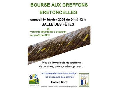 Bourse aux greffons de Bretoncelles Le 1 fév 2025