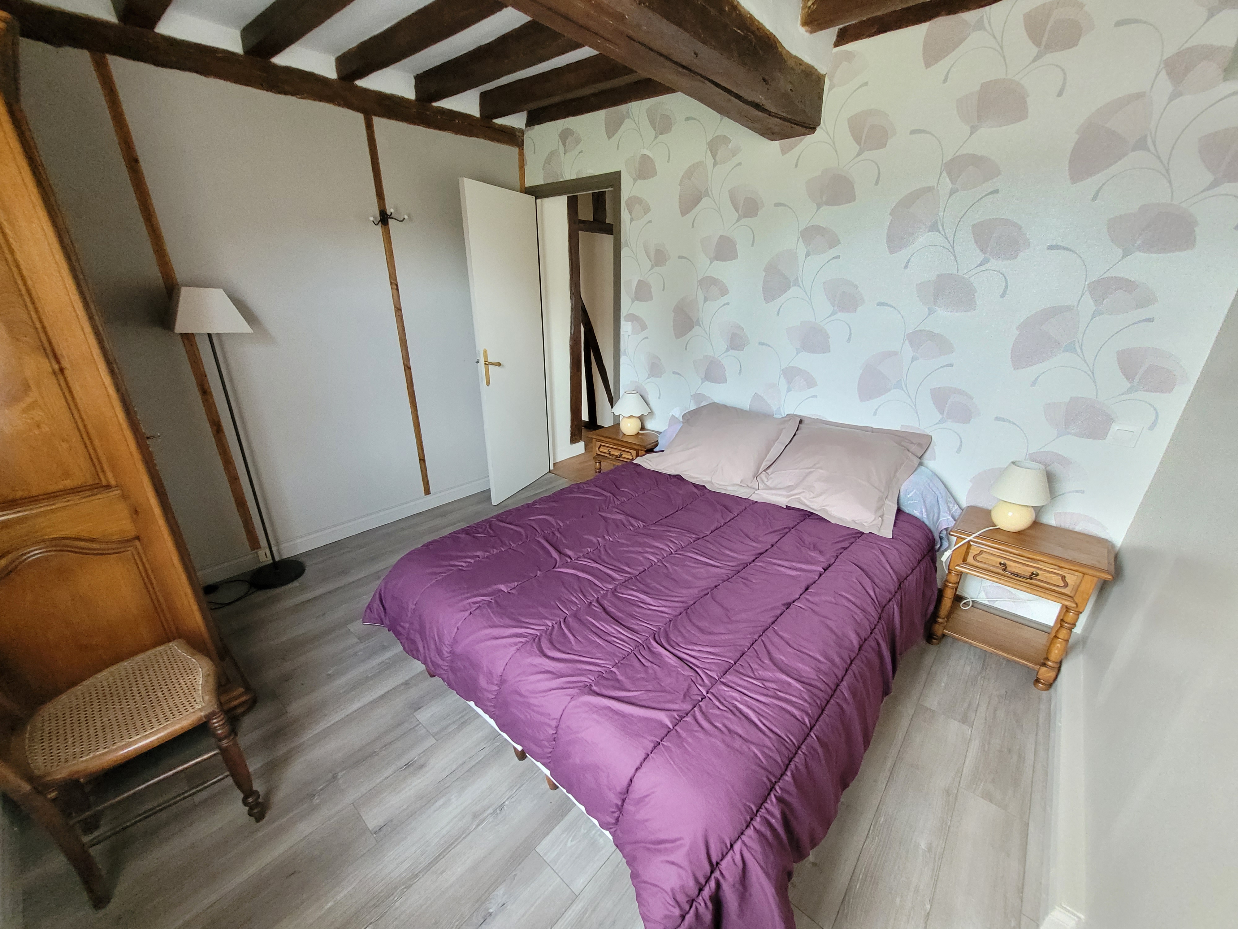 chambre lit 1.40m