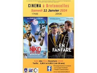 Cinéma à Bretoncelles - 2 séances (Niko... Le 11 janv 2025