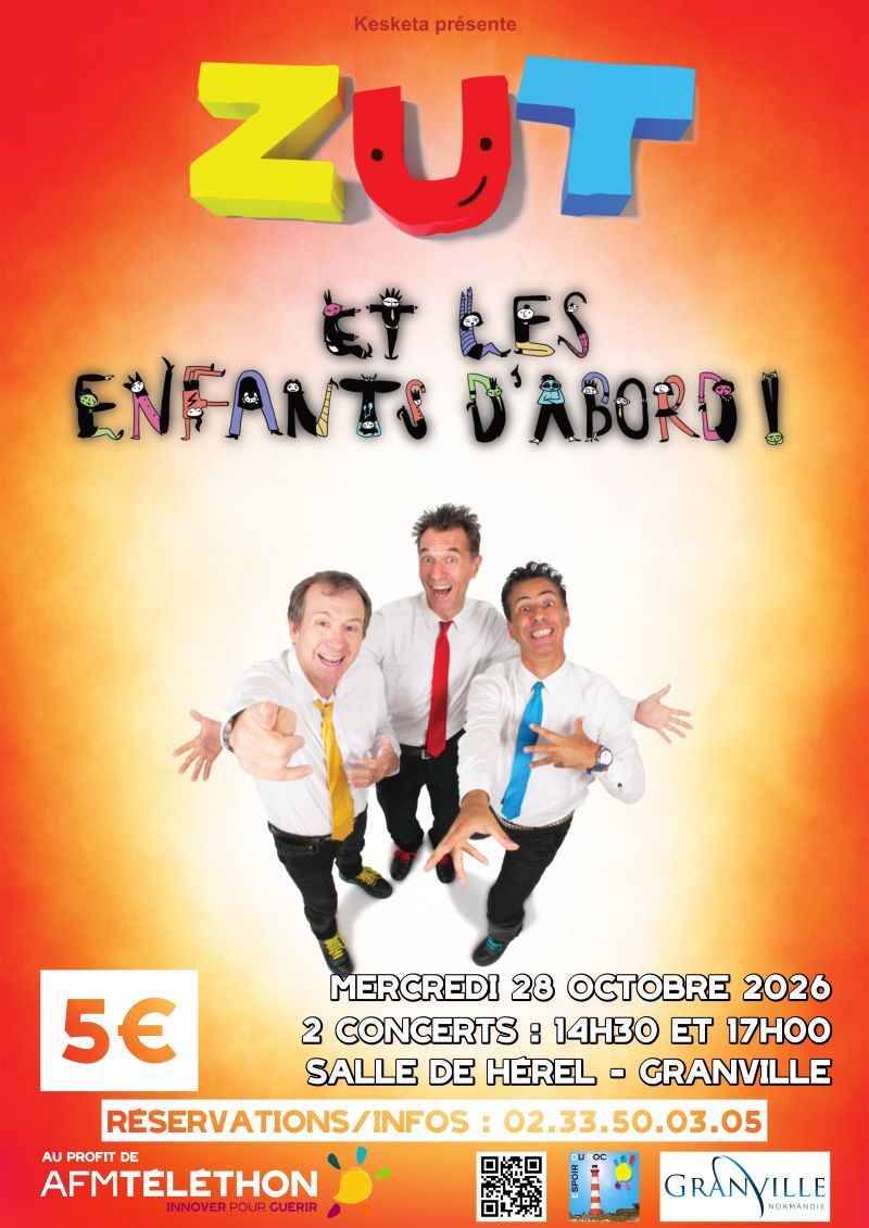 Concert Zut et les enfants d'abord - Au profit du Téléthon