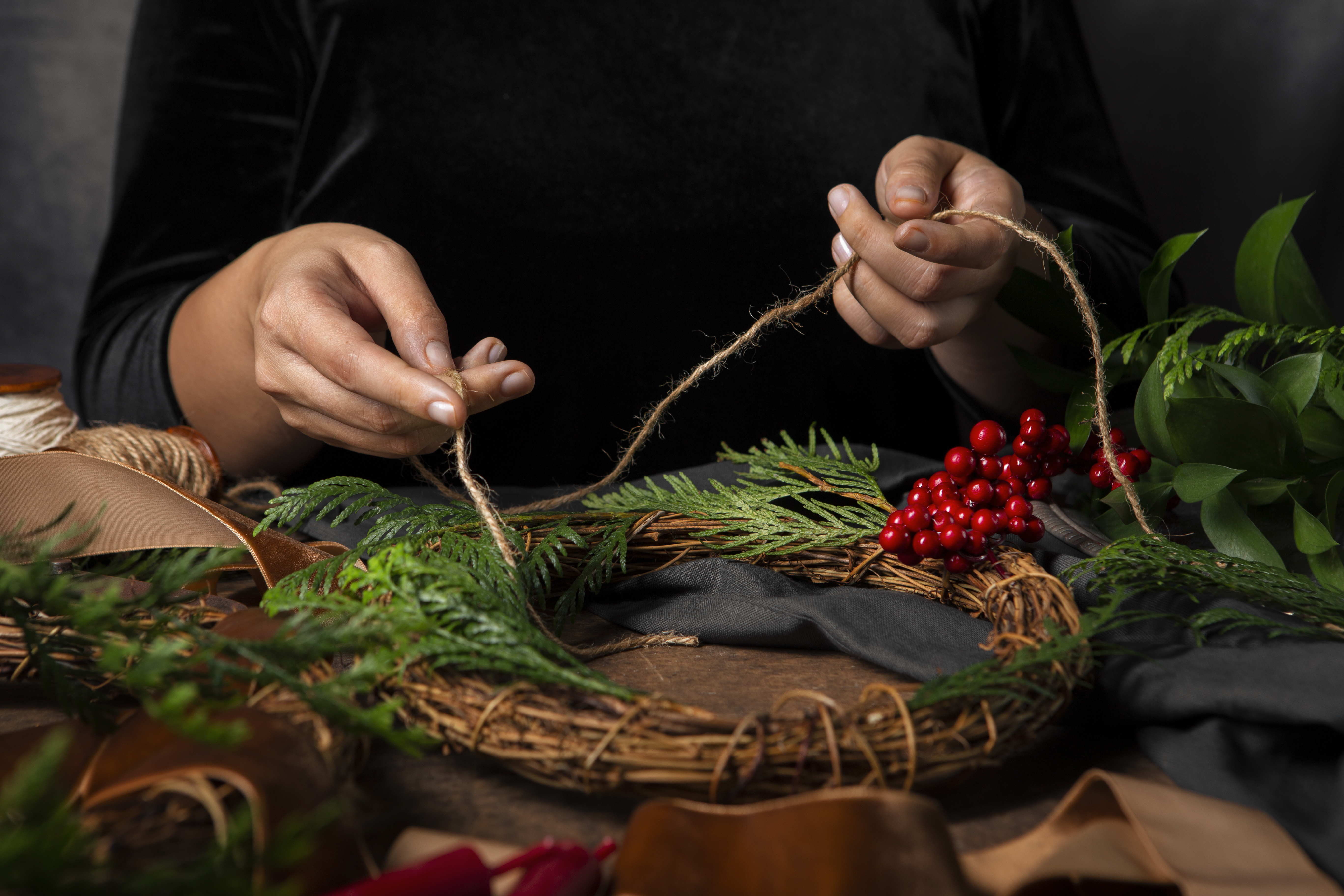 couronne de noel (freepik)