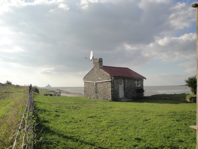 Cabane de douanier en baie du Mont Saint-Michel
