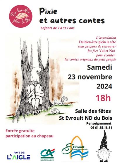 PIXIE et autres contes Le 23 nov 2024