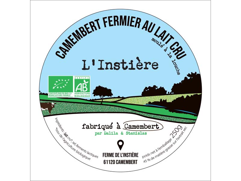 ©La Ferme de l'Instière La Ferme de l'Instière - Camembert