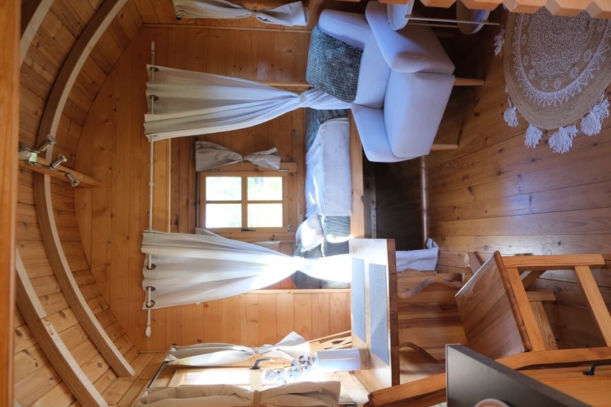 intérieur roulotte