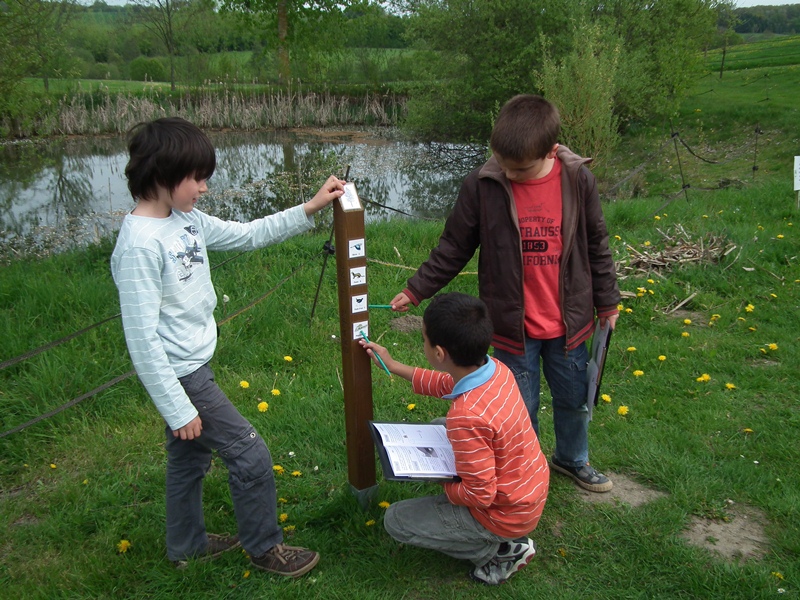 Jeu à Courboyer ©PNRP Jeu à Courboyer