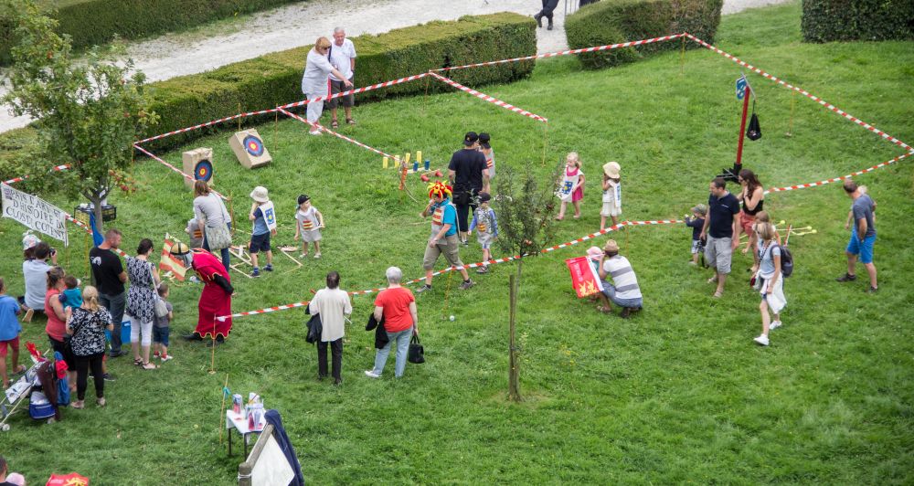 Les Olympiades du Moyen Âge au château