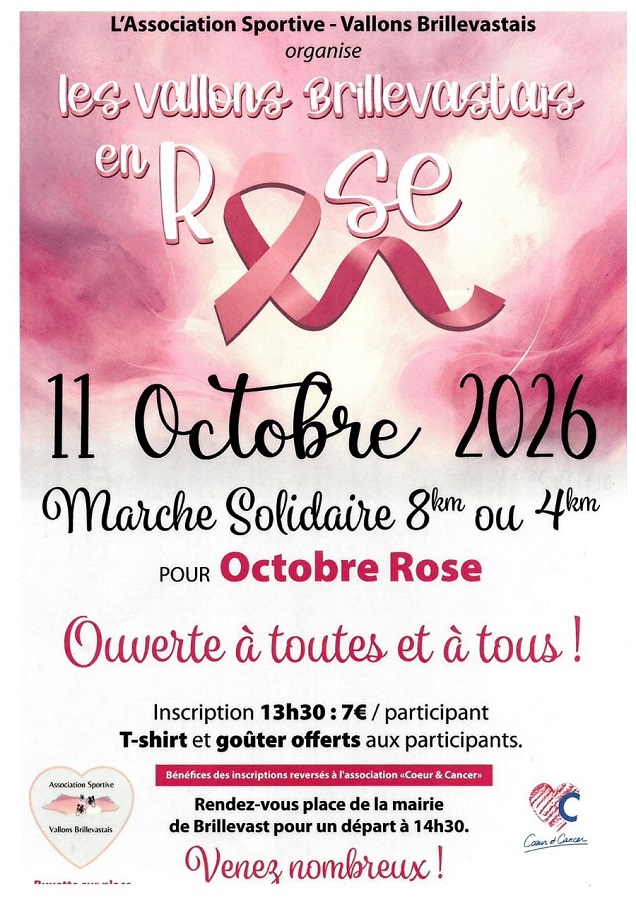 Marche Solidaire pour Octobre Rose — visuel événement