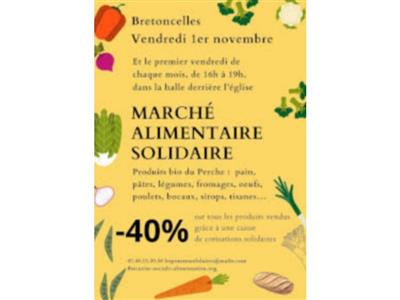 Marché alimentaire bio solidaire Du 1 janv au 31 déc 2025