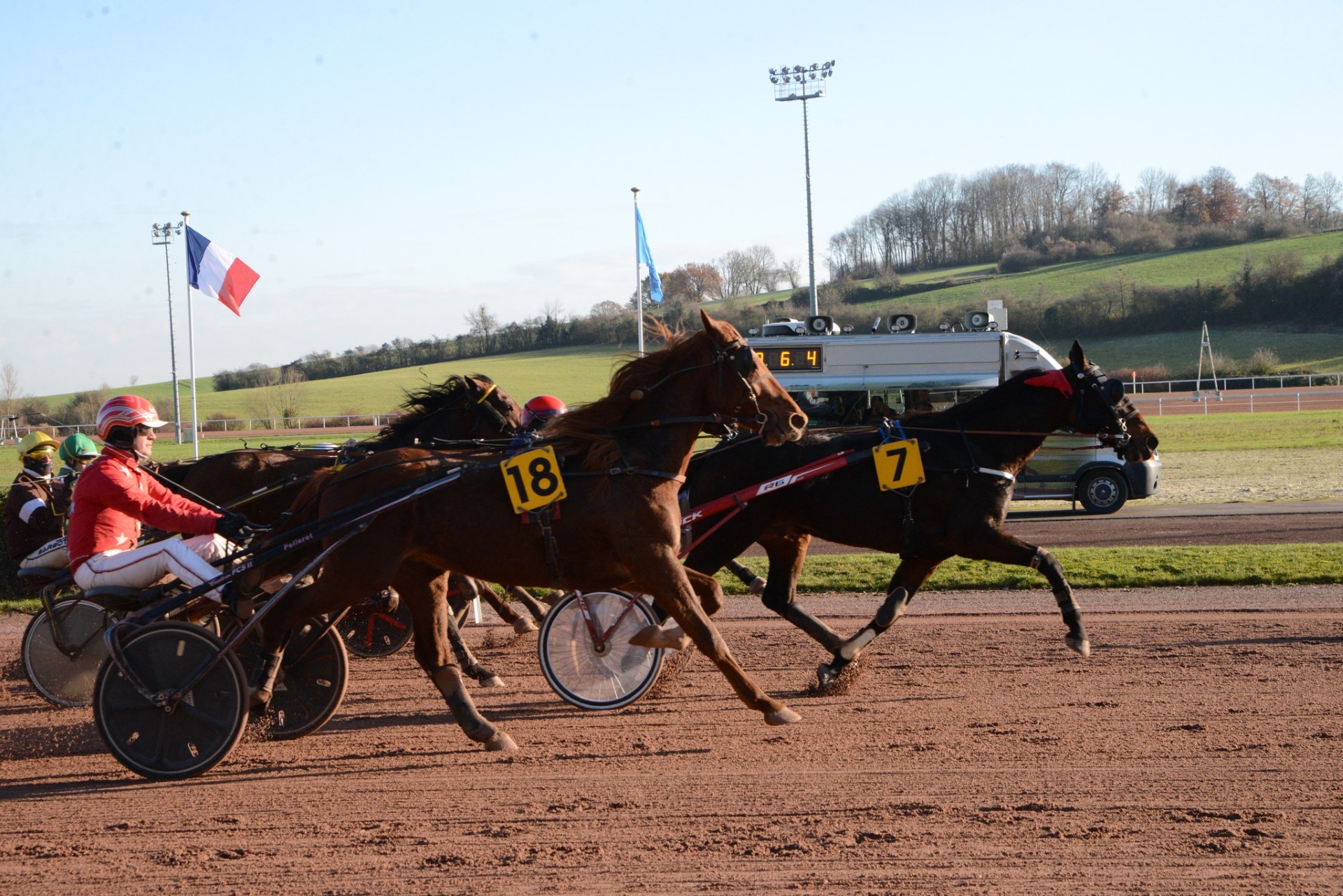 Courses hippiques à l'hippodrome de Gournay-en-Bray
