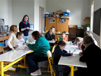 Artistes en herbe : Dessin de dentelle