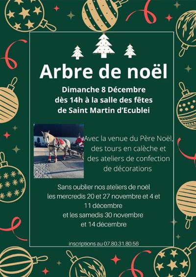 Atelier de Noël Du 20 nov au 14 déc 2024