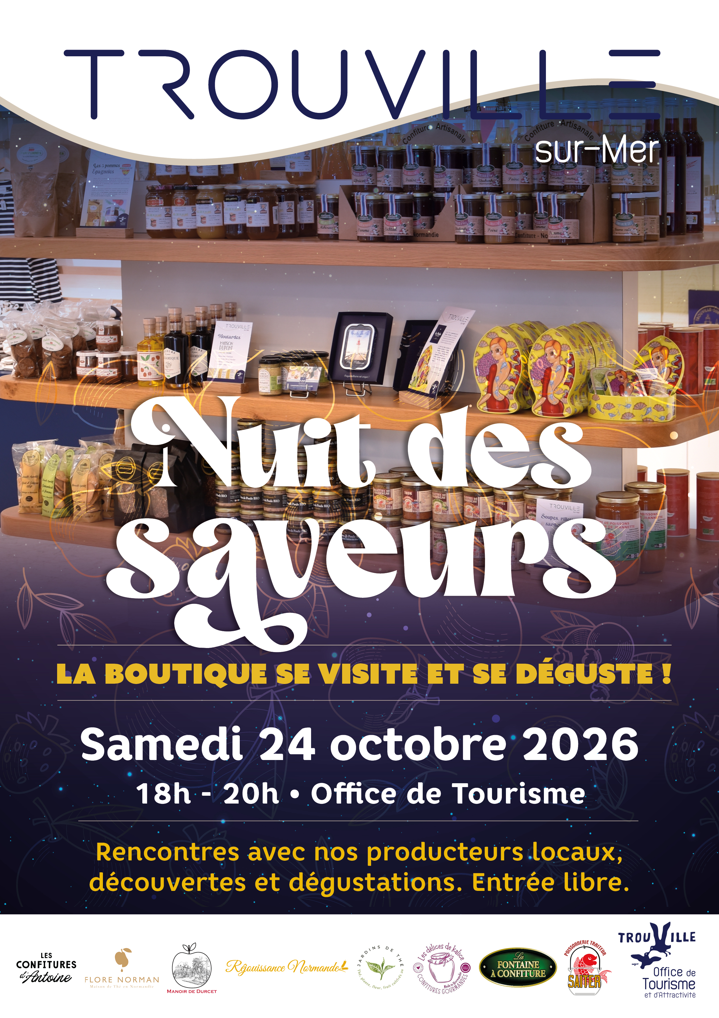 Nuit des Saveurs à l'Office de Tourisme de Trouville-sur-Mer