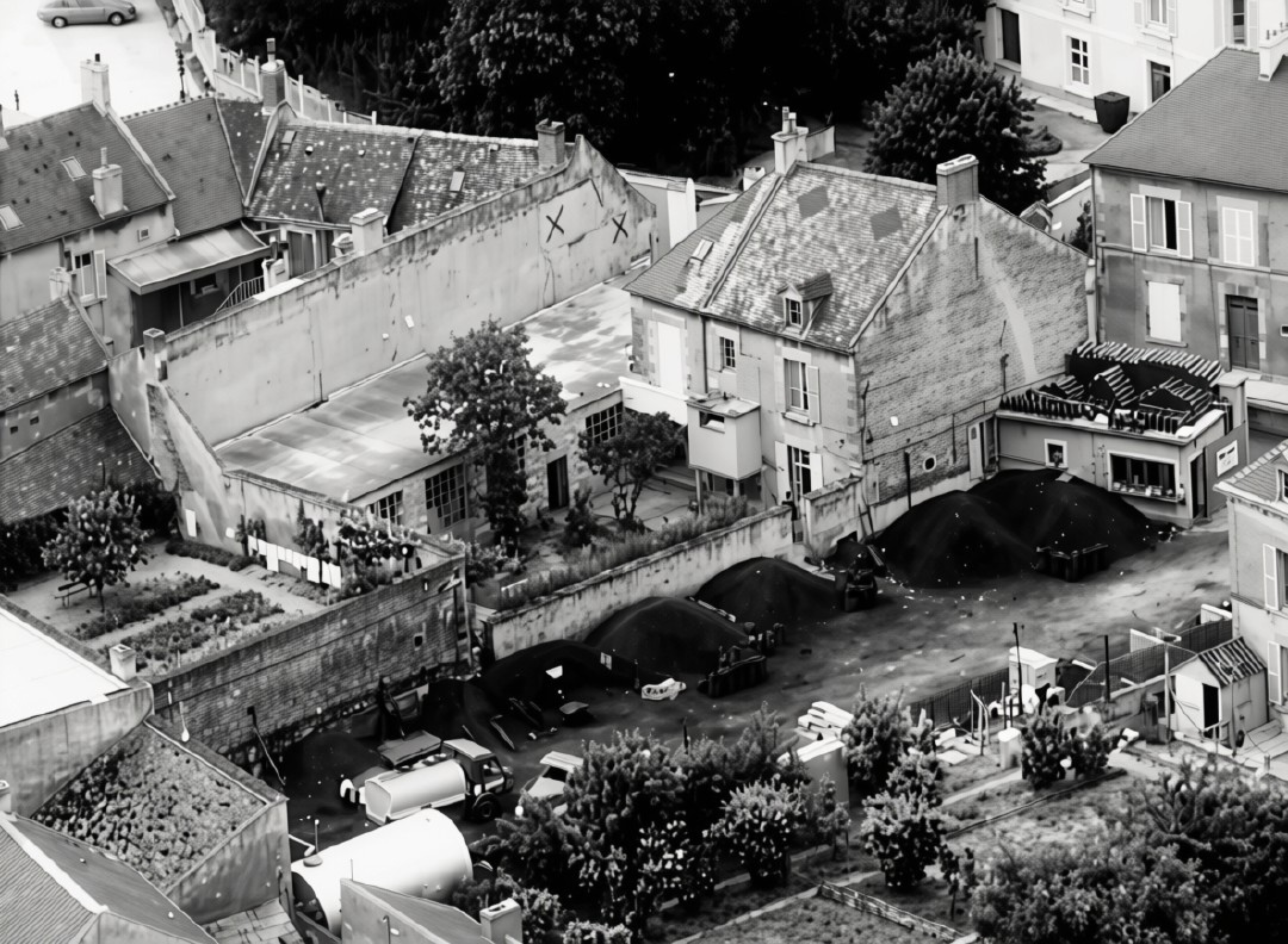 Exposition photographique :  La mémoire des Murs -  Histoire du lieu Au Charbon