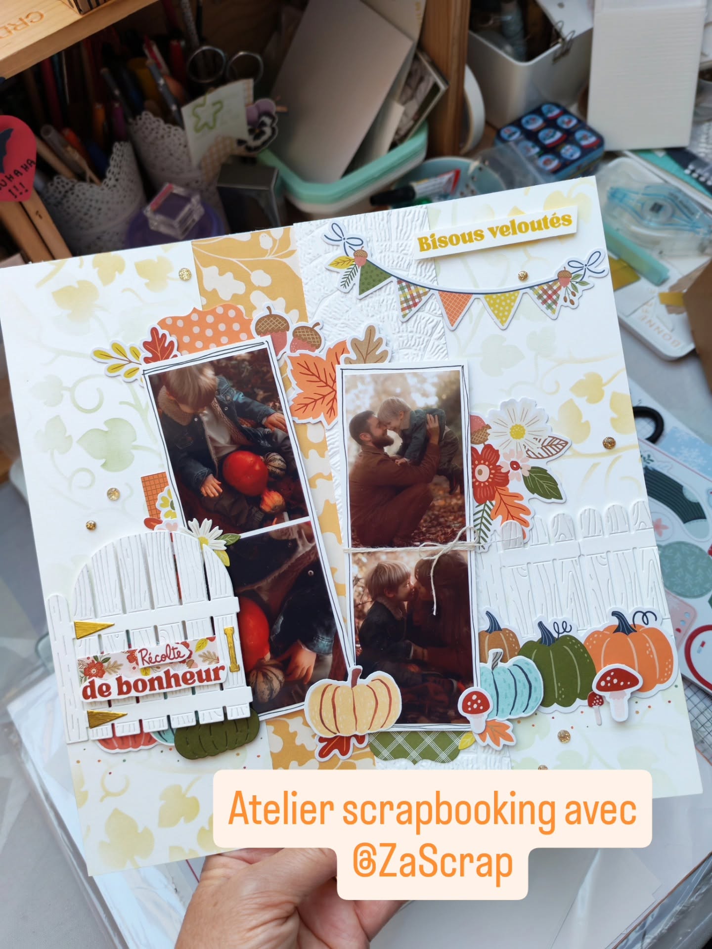 scrapbooking automne