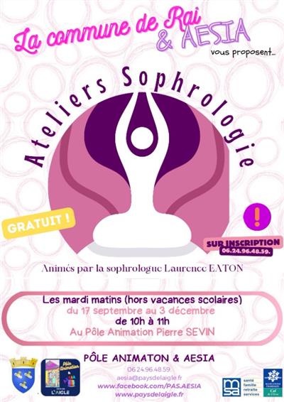 Ateliers Sophrologie Du 24 sept au 15 oct 2024