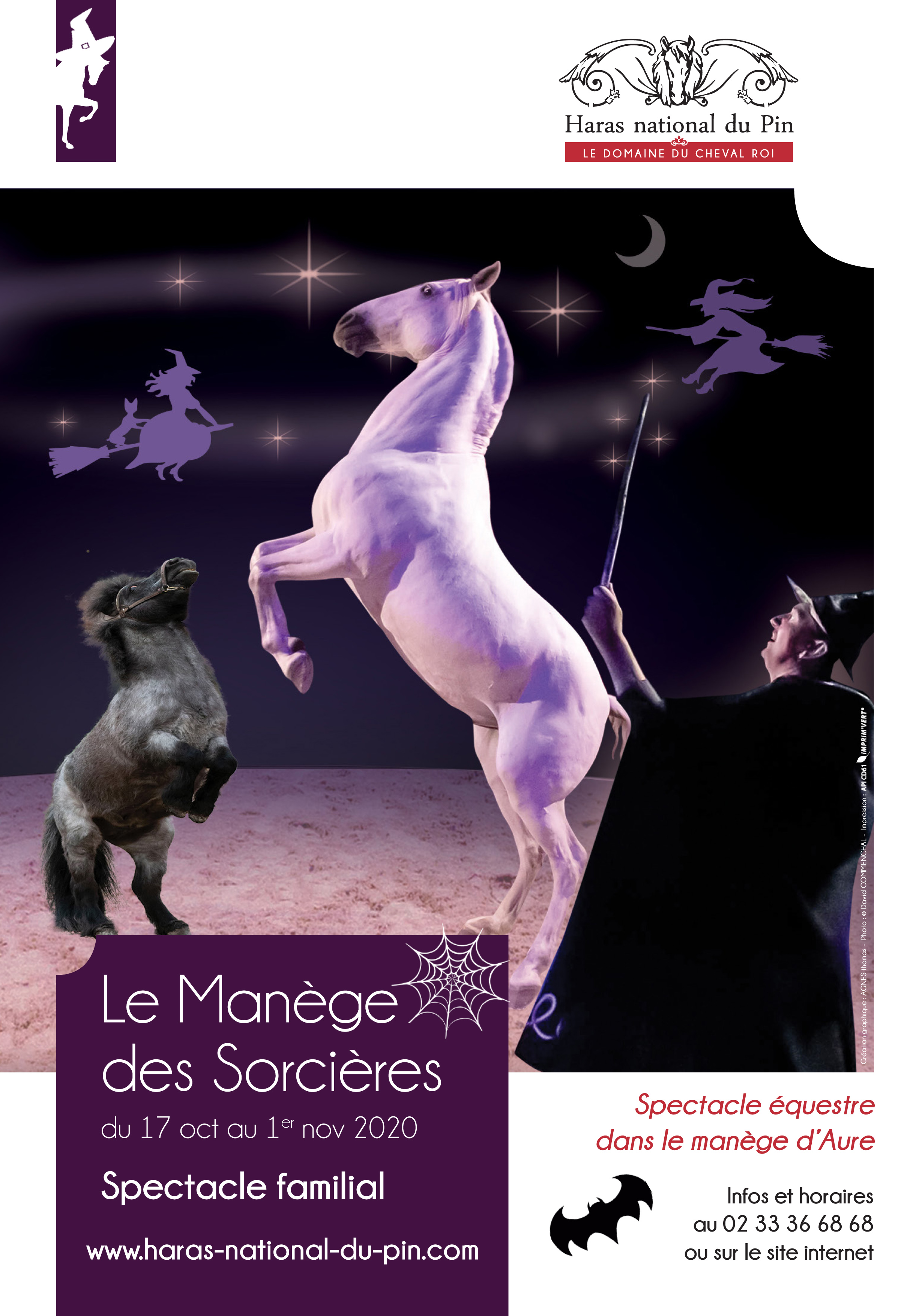Le manège des sorcières - Haras national du Pin Agnès Thomas Le manège des sorcières - Haras national du Pin