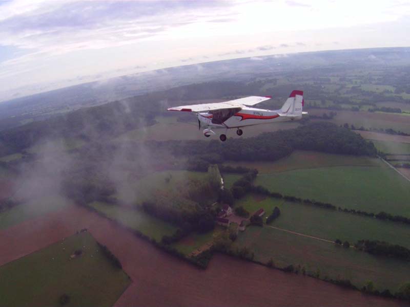 ©Survol du Perche Survol du Perche en ULM - St Germain de la Coudre