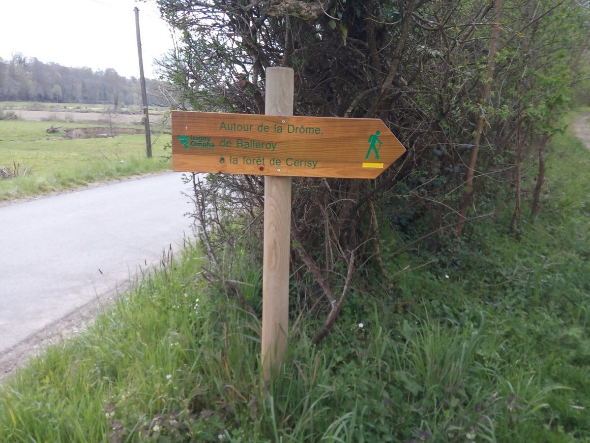 Randonnée Autour de la Drôme, de Balleroy à la forêt de Cerisy