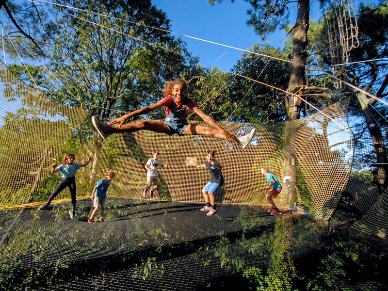 TrampÔforest Roche d'Oëtre Orne Aventure - St Philbert sur Orne