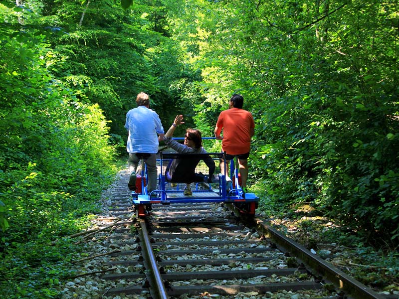 ©J.E. Rubio-CD61 Vélo Rails des Andaines - Bagnoles de l'Orne